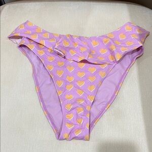 Stoney Clover LN Pink and Yellow Heart Bikini Bottom